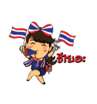 Thailand cheer girl（個別スタンプ：20）