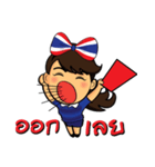 Thailand cheer girl（個別スタンプ：29）