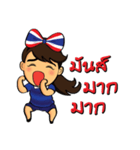 Thailand cheer girl（個別スタンプ：37）