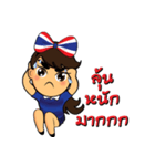 Thailand cheer girl（個別スタンプ：38）