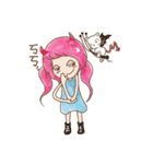 girl iki ＆ totocat vol.2（個別スタンプ：9）