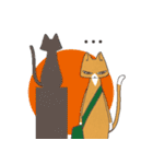 電車でねこ（個別スタンプ：24）