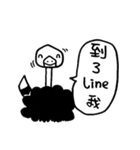 Black and White Bear 6（個別スタンプ：38）