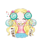 Lilly cute little girl（個別スタンプ：32）