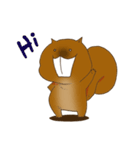 The overbite squirrel（個別スタンプ：1）