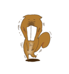 The overbite squirrel（個別スタンプ：6）