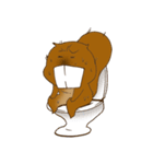 The overbite squirrel（個別スタンプ：12）