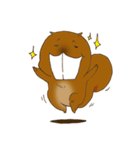 The overbite squirrel（個別スタンプ：14）