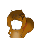 The overbite squirrel（個別スタンプ：34）