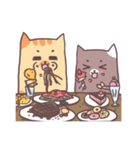 The Couple Chubby Cats（個別スタンプ：38）