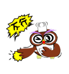 The private small language of owl（個別スタンプ：17）