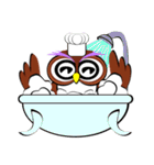 The private small language of owl（個別スタンプ：32）