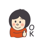 女の子の日常会話スタンプ（個別スタンプ：6）