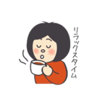 女の子の日常会話スタンプ（個別スタンプ：34）