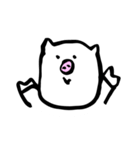 まぐろ星人ぶたこちゃん（個別スタンプ：1）