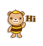 Honey Bear and sweety Rabbit（個別スタンプ：1）
