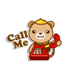 Honey Bear and sweety Rabbit（個別スタンプ：5）