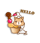 Honey Bear and sweety Rabbit（個別スタンプ：8）