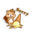 Honey Bear and sweety Rabbit（個別スタンプ：12）