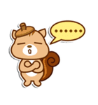 Honey Bear and sweety Rabbit（個別スタンプ：15）