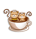 Honey Bear and sweety Rabbit（個別スタンプ：16）