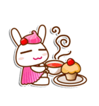 Honey Bear and sweety Rabbit（個別スタンプ：18）