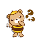 Honey Bear and sweety Rabbit（個別スタンプ：19）
