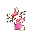 Honey Bear and sweety Rabbit（個別スタンプ：22）