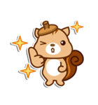Honey Bear and sweety Rabbit（個別スタンプ：35）