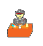 police benign (English)（個別スタンプ：14）