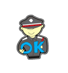 police benign (English)（個別スタンプ：40）