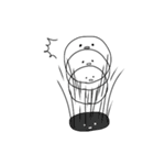 適当に使えるしろいひと（個別スタンプ：5）