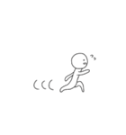 適当に使えるしろいひと（個別スタンプ：8）