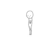 適当に使えるしろいひと（個別スタンプ：21）