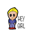 Cute Blonde Boy（個別スタンプ：1）