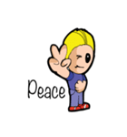 Cute Blonde Boy（個別スタンプ：2）