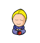 Cute Blonde Boy（個別スタンプ：4）