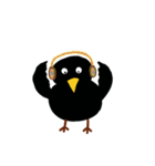 Little Blackbird small point of（個別スタンプ：3）