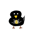 Little Blackbird small point of（個別スタンプ：4）