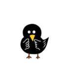 Little Blackbird small point of（個別スタンプ：5）
