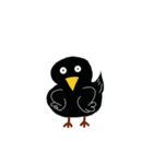 Little Blackbird small point of（個別スタンプ：9）