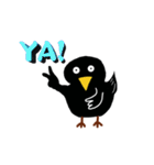 Little Blackbird small point of（個別スタンプ：10）