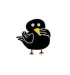 Little Blackbird small point of（個別スタンプ：17）