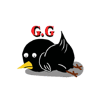 Little Blackbird small point of（個別スタンプ：18）