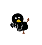 Little Blackbird small point of（個別スタンプ：19）