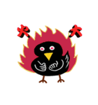 Little Blackbird small point of（個別スタンプ：22）