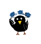 Little Blackbird small point of（個別スタンプ：28）