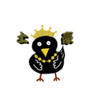 Little Blackbird small point of（個別スタンプ：30）