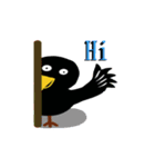 Little Blackbird small point of（個別スタンプ：31）