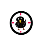 Little Blackbird small point of（個別スタンプ：34）